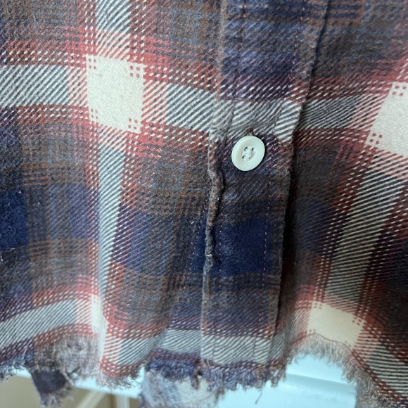 BDG Urban Outfitters Vintage Flannel Plaid Shirt - Picture 4 of 12